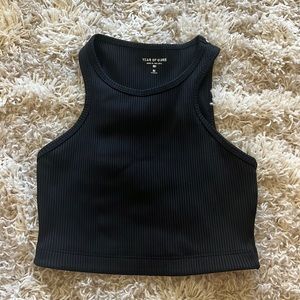 Year of Ours black workout tank